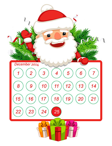 Christmas Countdown Calendar 2014